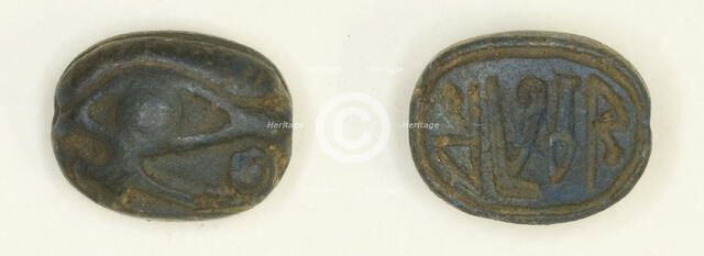 Scaraboid: Wedjat Eye, Egypt, New Kingdom, Dynasty 18 (about 1550-1295 BCE). Creator: Unknown.