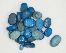 Scarabs with Plain Base, Egypt, First Intermediate Period, Dynasties 9-11 (about 2160-2055 BCE). Creator: Unknown