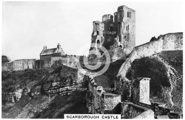 Scarborough Castle, 1936. Artist: Unknown