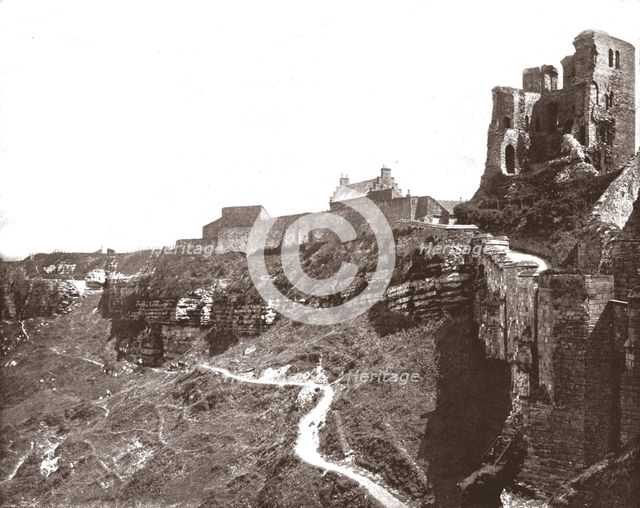 Scarborough Castle, North Yorkshire, 1894. Creator: Unknown.