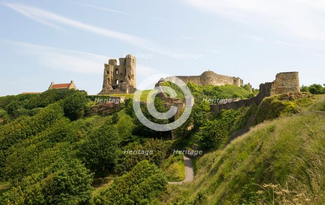 Scarborough Castle, North Yorkshire, 2011. Artist: Bob Skingle.