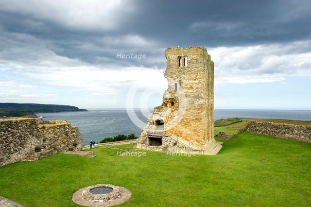 Scarborough Castle, North Yorkshire, c2011. Artist: Bob Skingle.