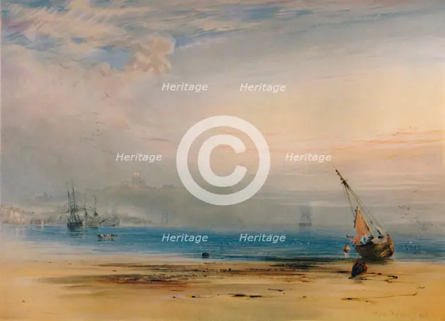 'Scarborough from across the Bay', 1850, (1935). Artist: Anthony Vandyke Copley Fielding.
