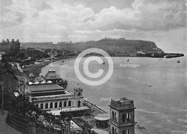 'Scarborough: The South Bay and Spa', c1896. Artist: Frith & Co.