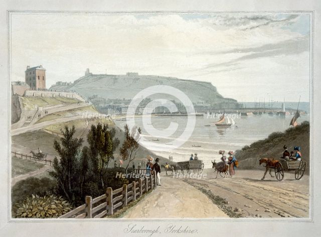 'Scarborough, Yorkshire', 1822. Creator: William Daniell.