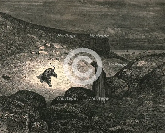 'Scarce the ascent began', c1890. Creator: Gustave Doré.