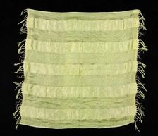 Scarf, American, third quarter 19th century. Creator: Unknown