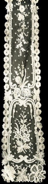 Scarf, Belgium, 1875/1900. Creator: Unknown.