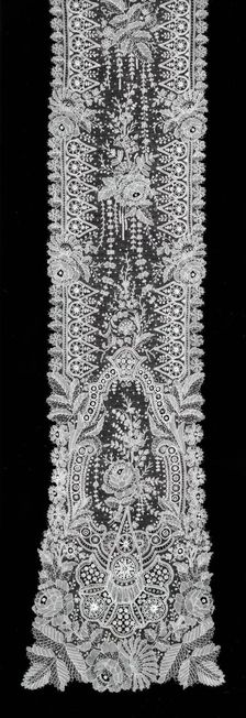 Scarf, Belgium, 1870/90. Creator: Unknown