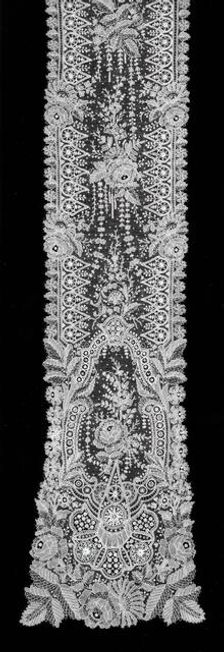 Scarf, Belgium, 1870/90. Creator: Unknown