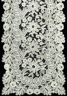 Scarf, Belgium, 1880s/90s. Creator: Unknown