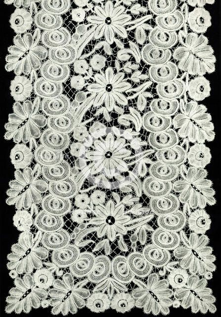 Scarf, Belgium, 1880s/90s. Creator: Unknown.
