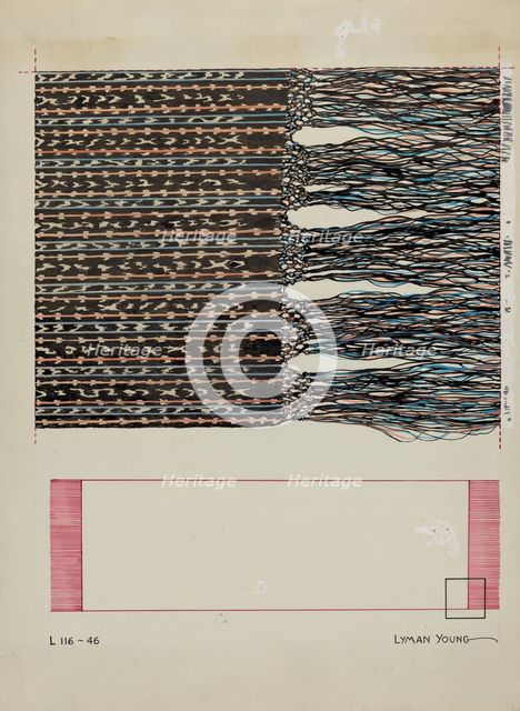 Scarf, c. 1937. Creator: Lyman Young.
