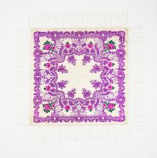Scarf, European, 1860-90. Creator: Unknown