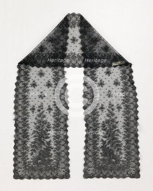 Scarf, French, ca. 1870. Creator: Unknown.