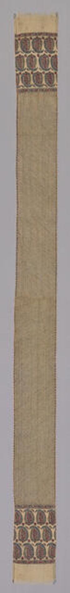 Scarf, India, Center field: 1810 (borders: c. 1800). Creator: Unknown