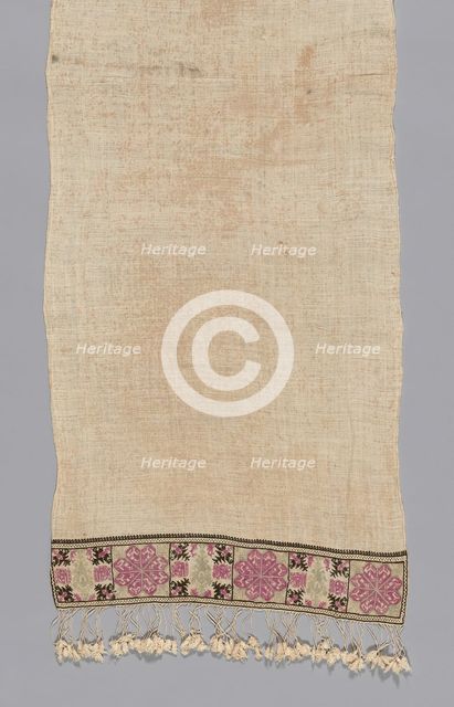 Scarf, Mytilene, 1700/1900. Creator: Unknown.