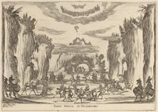 Scena Grotto d'Vulcano, 1637. Creator: Stefano della Bella
