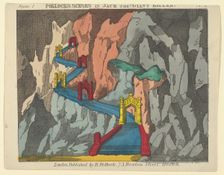 Scene 1, from Jack the Giant Killer, Scenes for a Toy Theater, 1870-90. Creator: Benjamin Pollock