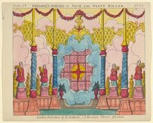 Scene 14, from Jack the Giant Killer, Scenes for a Toy Theater, 1870-90. Creator: Benjamin Pollock