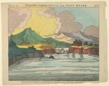 Scene 4, from Jack the Giant Killer, Scenes for a Toy Theater, 1870-90. Creator: Benjamin Pollock