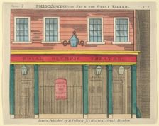 Scene 7, from Jack the Giant Killer, Scenes for a Toy Theater, 1870-90. Creator: Benjamin Pollock