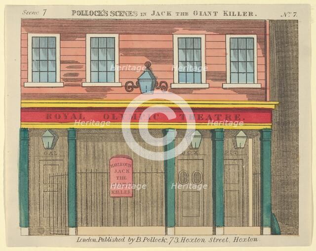 Scene 7, from Jack the Giant Killer, Scenes for a Toy Theater, 1870-90. Creator: Benjamin Pollock.