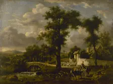 Scène champêtre, late 18th-early 19th century. Creator: Jean-Louis Demarne