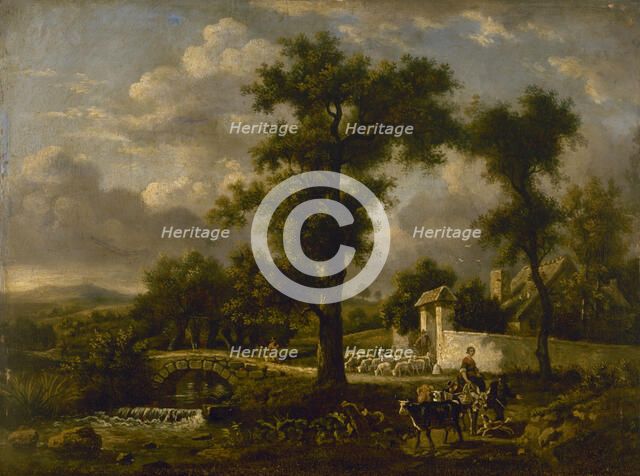 Scène champêtre, late 18th-early 19th century. Creator: Jean-Louis Demarne.