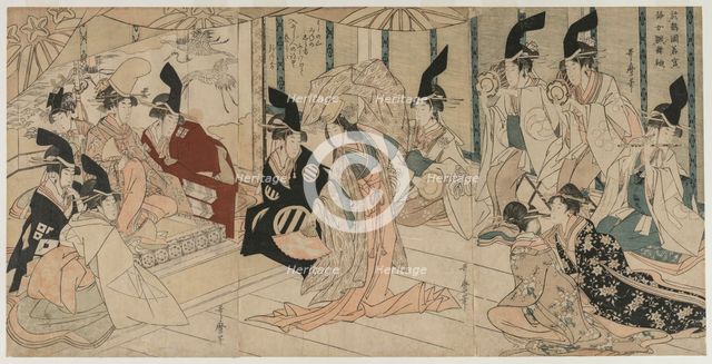 Scene Adapted from the play The Treasury of Loyal Retainers (Chushingura), late 1790s. Creator: Kitagawa Utamaro (Japanese, 1753?-1806).