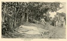 Scene after "Rough Riders" Battle, June 24th Spanish-American War, 1898, (1899). Creator: Burr McIntosh