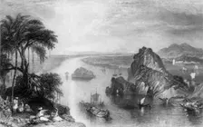 Scene at Colgong on the Ganges 1845. Creator: Unknown