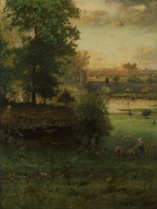 Scene At Durham, An Idyll, 1882-85. Creator: George Inness