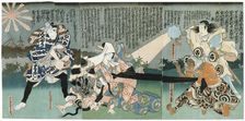 Scene at Kabuki Theatre 19th century