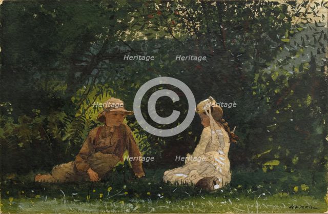 Scene at Houghton Farm, 1878. Creator: Winslow Homer.