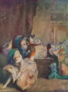 Scene at Masked Ball c19th century. Artist: Claude Allin Shepperson