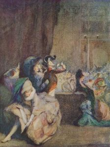 Scene at Masked Ball c19th century. Artist: Claude Allin Shepperson