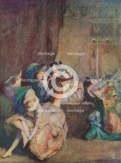 'Scene at Masked Ball', c19th century. Artist: Claude Allin Shepperson.