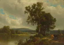 Scene at Napanoch, 1883. Creator: William Hart