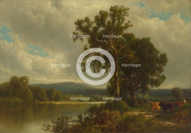 Scene at Napanoch, 1883. Creator: William Hart.