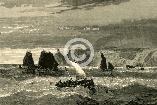 'Scene at the Mouth of Russian River', 1872.  Creator: John Filmer.