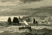 Scene at the Mouth of Russian River 1872. Creator: John Filmer