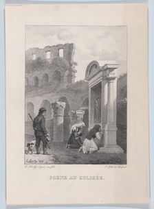 Scene at the Coliseum, 1826. Creator: Louis Leopold Boilly