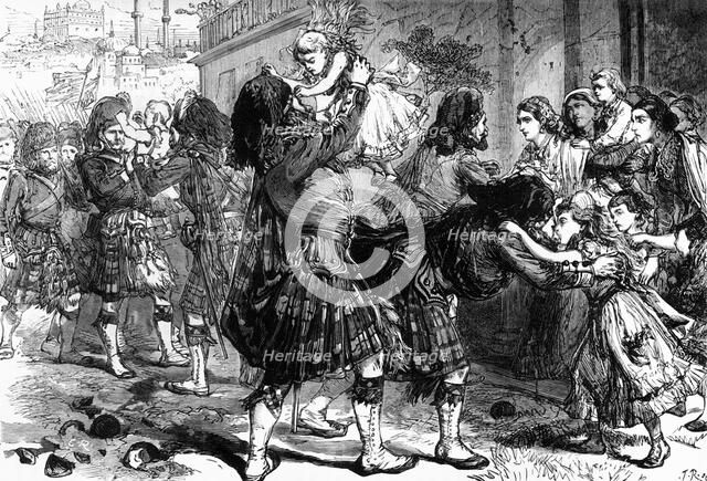 'Scene at the Relief of Lucknow', c1891. Creator: James Grant.