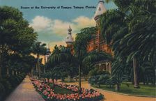 Scene at the University of Tampa, Tampa, Florida c1940s