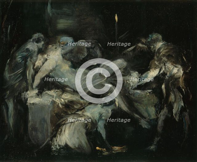 Scène d'accouchement, c.1870. Creator: Jean-Baptiste Carpeaux.