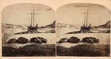 Scène de la mer glacial, ca. 1859. Creator: Isaac Israel Hayes