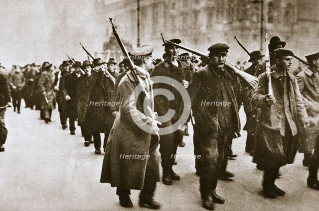 Scene during the German Revolution, c1918-c1919.  Creator: Unknown.