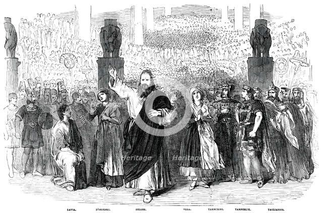 Scene form "Zora", at the Royal Italian Opera, 1850. Creator: Unknown.