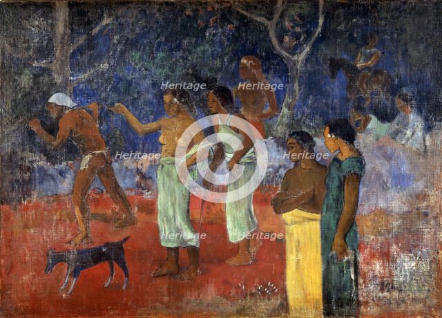 'Scene from Tahitian Life', 1896.  Artist: Paul Gauguin